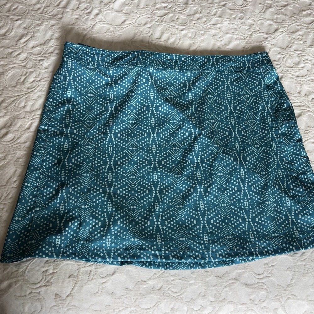 RipSkirt Hawaii  2XL Mini True Wrap Rip Skirt  Pocket Turquoise Blue